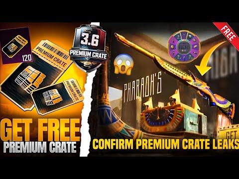 😱 Premium Crate Confirm Leaks Is Here | Old Upgraded Pharaoh M24 Skin In 3.6 Update Premium |PUBGM