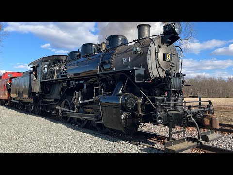 [4K] Woodstown Central 9: Return of Steam to the Salem Branch