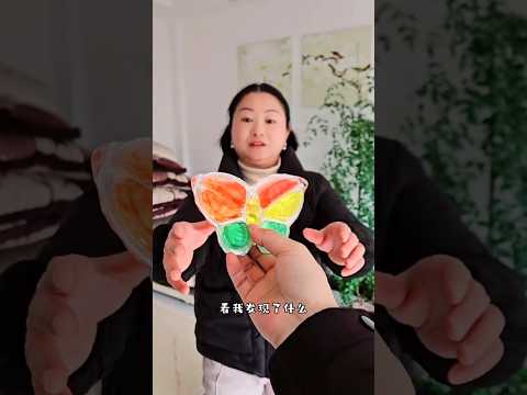 প্রজাপতি ক্যান্ডিটা খেয়ে নেই 🤣~mini wood toy-woodworking art skill/wood hand crafts  #shorts