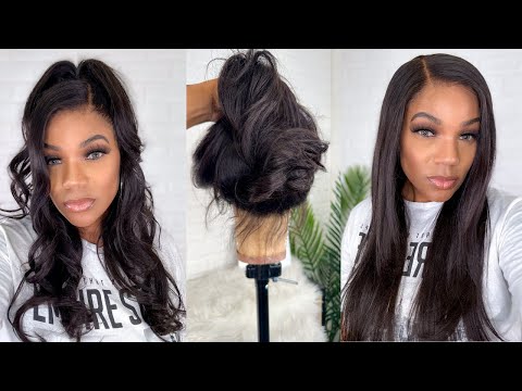 Step By Step 360 Silky Straight Lace Wig Install | Luvme Hair