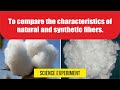 Comparing Natural and Synthetic Fibers