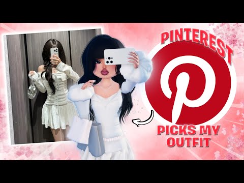 DRESS TO IMPRESS using only PINTEREST OUTFITS to WIN in DTI!!❤️✨