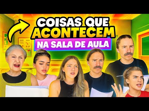 COISAS QUE ACONTECEM NA SALA DE AULA - compilado especial de férias