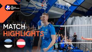 Highlights | Estonia vs. Austria | CEV Volleyball European League 2026 | Men