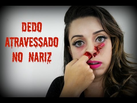 DEDO ATRAVESSADO NO NARIZ - TUTORIAL DE MAQUIAGEM ARTÍSTICA POR KAREN LIMA