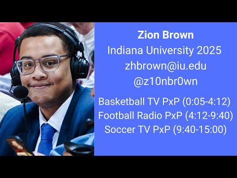 Zion Brown 2024 Jim Nantz Award Reel