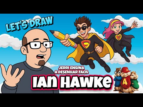 LET'S DRAW THE VILLAIN FROM ALVIN AND THE CHIPMUNKS (VAMOS DESENHAR O VILÃO DE ALVIN E OS ESQUILOS!)