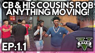 Episode 1.1: CB & His Cousins Rob Anything Moving! | GTA RP | Iconic RP