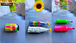 Breaking glass bottle ⚠️🔥 Crushing Crunchy & Soft Things #asmr #shorts #asmrsound #satisfyingvideo