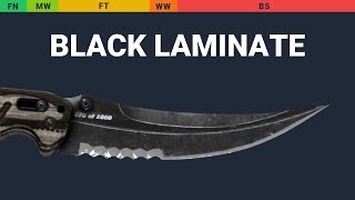 Flip Knife Black Laminate Wear Preview