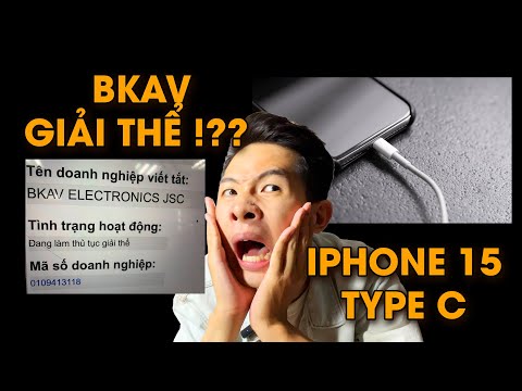 (VIETNAMESE) BKAV ELECTRONICS GIẢI THỂ !??? - iPHONE 15 SẼ CÓ CỔNG TYPE C…