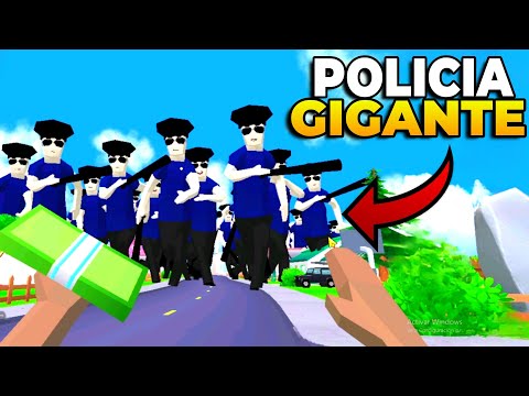 LOS POLICÍAS GIGANTES DE DUDE THEFT WARS!😱