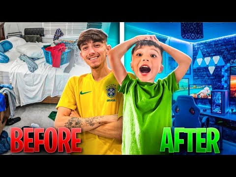 SURPRISING MY SON WITH HIS DREAM GAMING SETUP!