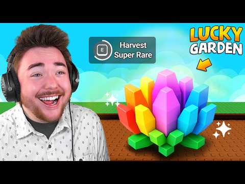 GROW A GARDEN NOOB BUT IM SUPER LUCKY...