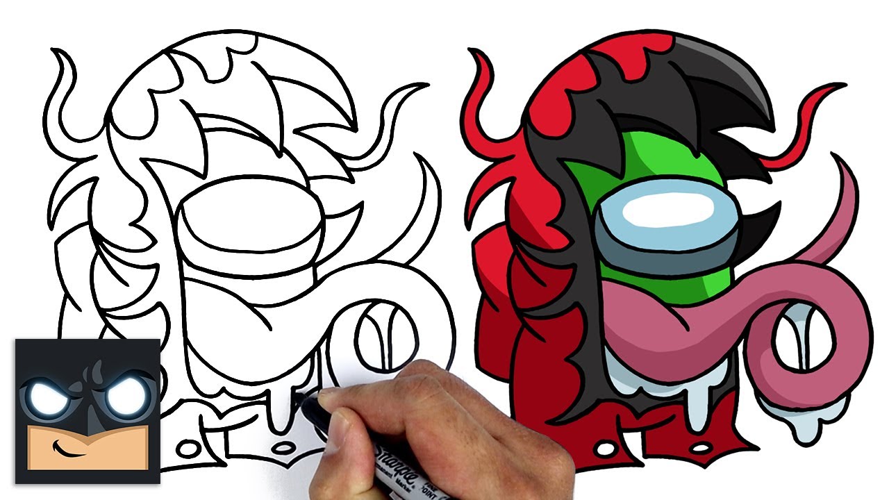 How To Draw Among Us - Carnage Imposter
