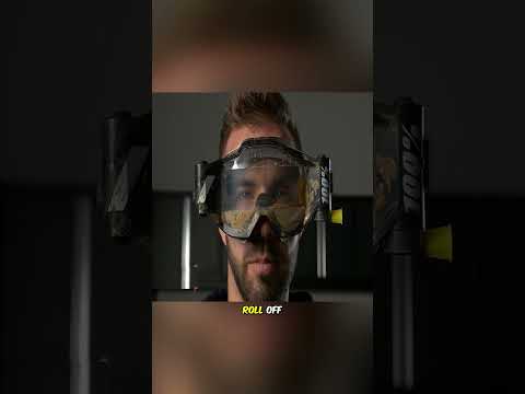 Gafas todoterreno para raspar el barro y aclarar rápidamente la vista