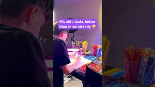 I didn't know my 13 y/o Nephew draws BETTER than me! - pt.1 | Kauczuk