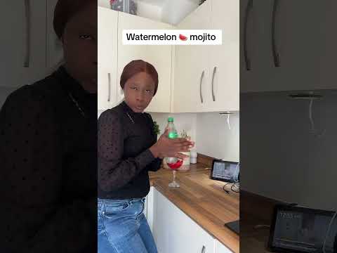 How to make watermelon mojito 😳😳cr@Thekasfamily