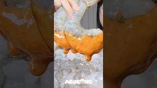 쫀득탱글 생새우 먹방🦐불닭마요 찰떡궁합 먹방 Raw Shrimp Mukbang ASMR