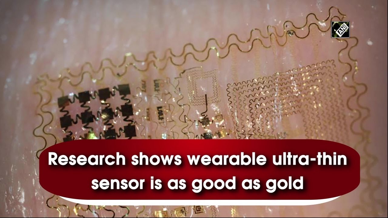 Research shows wearable ultra-thin sensor is as good as gold?