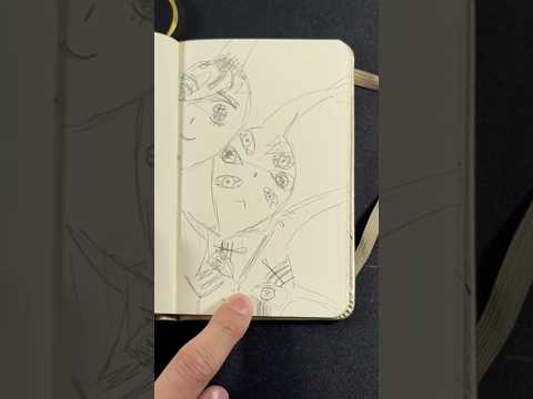 【ページ381】ピクミンを下書きが無意味な描き方で描く。 #otonoke #pikmin