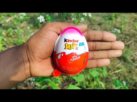 NEW! Colored Glitter Kinder Joy opening ASMR - A lot of Kinder Surprise egg toys Part-320