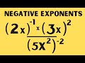 Understanding Negative Exponents and Simplification