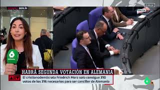 Sorpresa en el Bundestag: Merz no es elegido canciller a la primera por ser traicionado