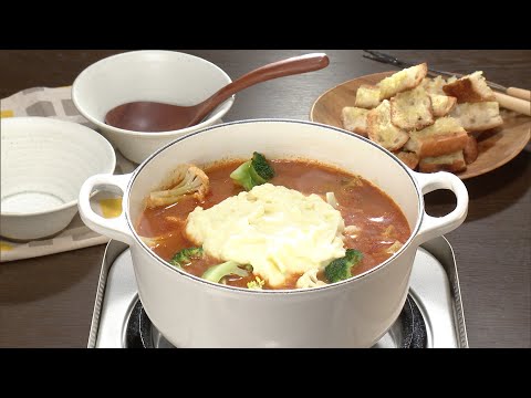 【3分クッキング公式】マッシュポテトカレー鍋