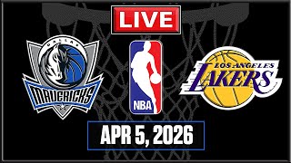 NBA Live! LAKERS vs MAVERICKS | Los Angeles vs Dallas | APR 5 2026 | NBA 2K26