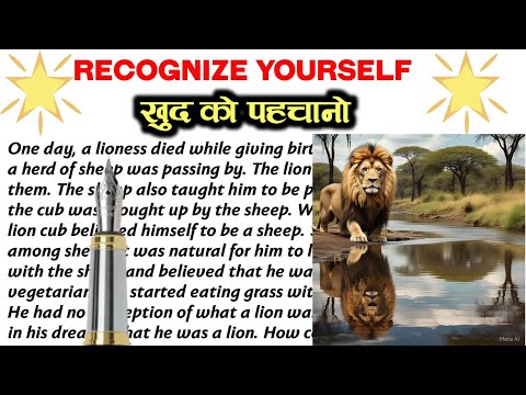 Recognize Yourself ||English Reading||English Story || English padhna kaise sikhe?