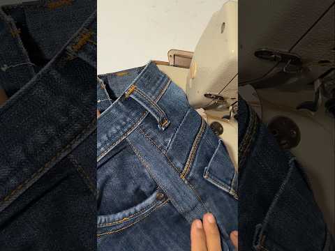Cara membesarkan celana jeans bagian pinggang dan pinggul