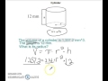 Finding the Radius of a Cylinder