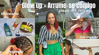 Glow up + Arrume-se comigo para o natal 🎄🍾
