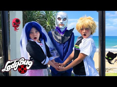 Ladybug y Super Cat ¡VIAJE DE BODA! ¿Dónde está la mascota de Super Cat?