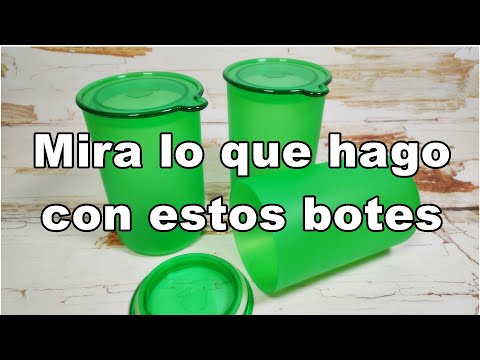 DIY para CAMBIAR el aspecto de unos viejos ENVASES de plástico
