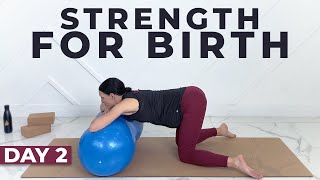 Create an Easier Birth with This Pregnancy Strength & Labor Positions Class