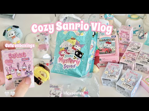 🎀 cute sanrio unboxings 💖 July Sanrio vlog