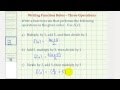 Understanding Function Rules and Order of Operations