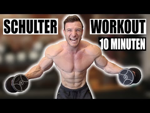 10 Minuten Schulter Workout für Zuhause | Kombinationsworkout für Qualitätsmuskulatur - Sascha Huber