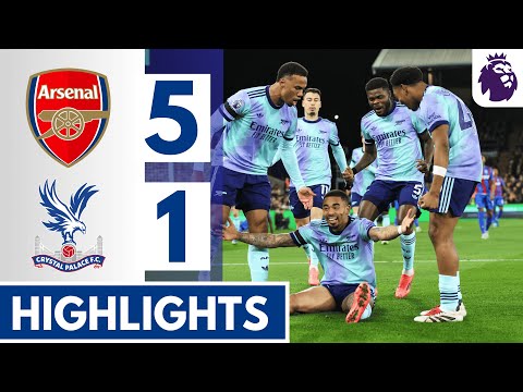 Crystal Palace vs Arsenal (1-5) All GOALS & HIGHLIGHTS || Premier League 24/25!