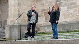 Kundgebung mit Gerhard Trabert am 7. Mai 2024