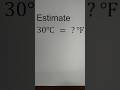 Fahrenheit to Celsius Conversions