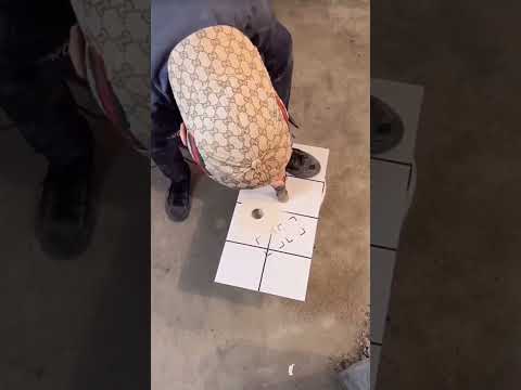 ไม้บรรทัดวัดฉาก ไม้บรรทัดวัดมุมกระเบื้อง howto Diy
