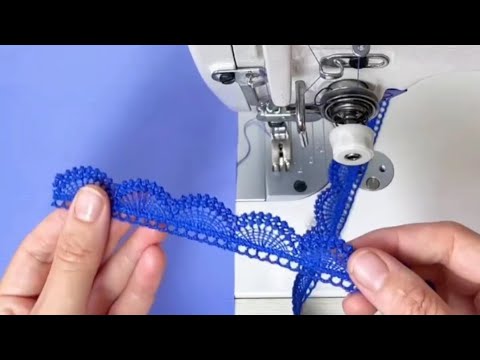 أسهل طريقة لتركيب الدانتيل👌✨️//Amazing sewing tricks