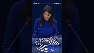 “Die internationale Ordnung [...] wird angegriffen” | Baerbock spricht vor dem Europaparlament