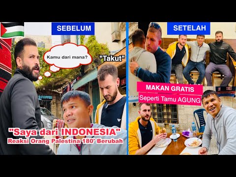 Tau Saya Dari INDONESIA, Reaksi Warga PALESTINA Berubah Total