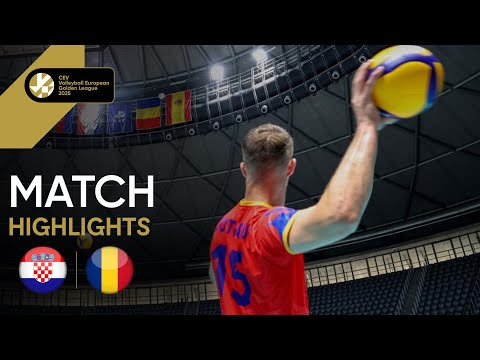 Highlights I CROATIA vs. ROMANIA I CEV European Golden League 2025 Women