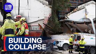 YouTube video thumbnail: Sydney Building Collapse Leaves Two Injured