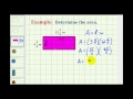 Understanding Area Calculation of a Rectangle